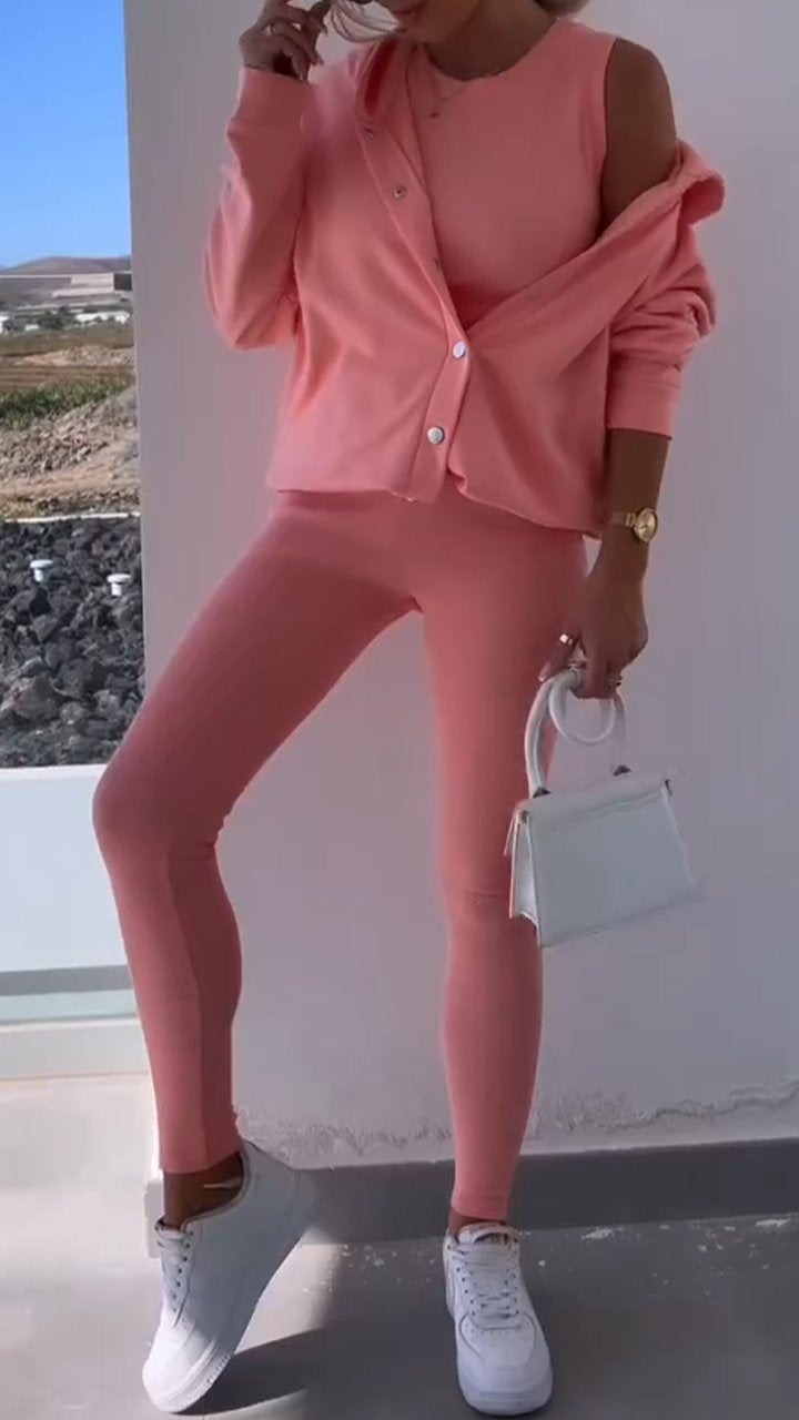 Kelsey™ - Bestehend Aus Strickjacke Und Sweatshirt Mit Kapuze