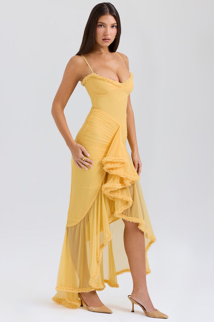 Viviana™ – Feminines, fließendes Kleid mit Schleppe für Damen