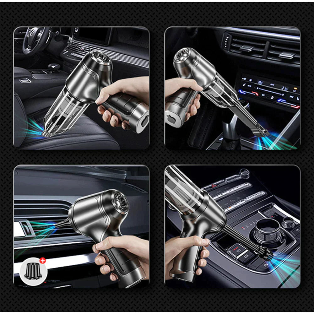 CleanJet™ | Starke Saugkraft für mühelose, kabellose Reinigung im Auto