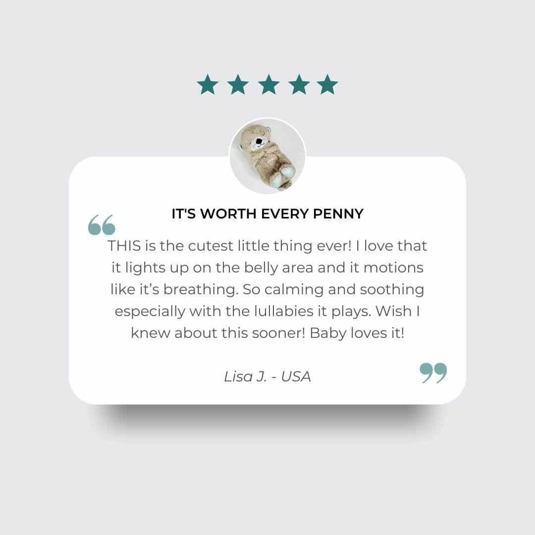 Hugsy™ – Beruhigendes Musik- & Licht-Plüschtier