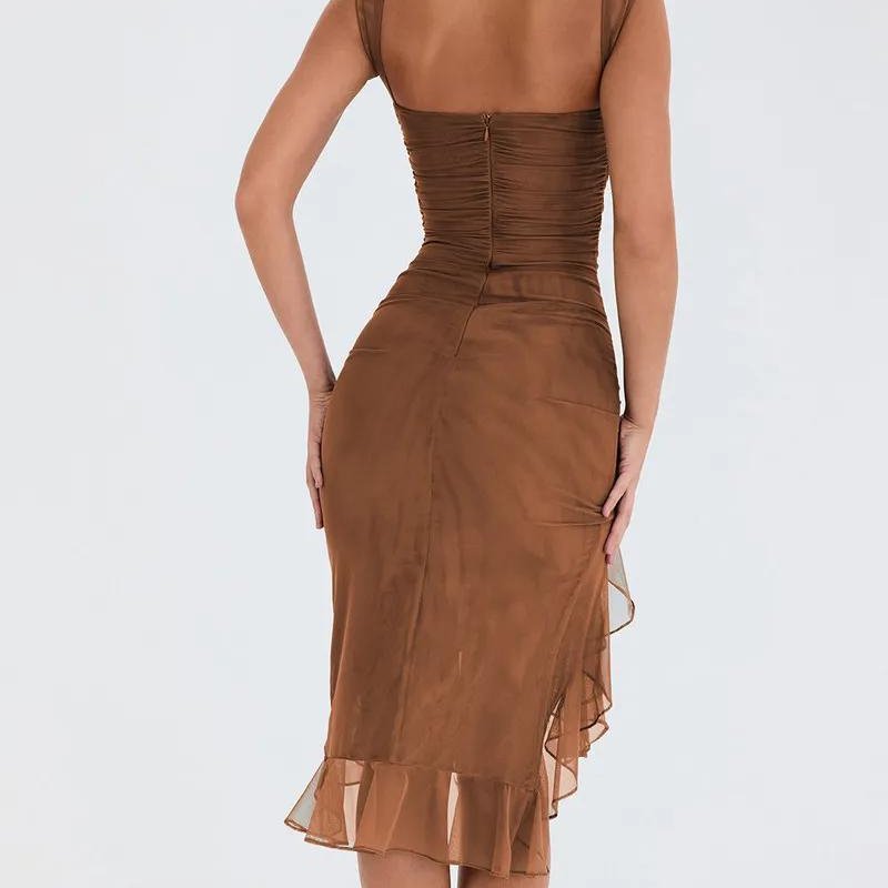 RuffleChic™ - Die ultimative Midi-Eleganz (50% RABATT)