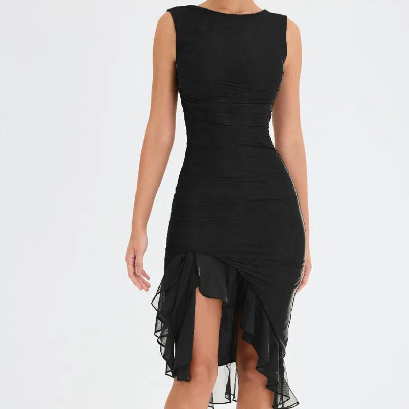 RuffleChic™ - Die ultimative Midi-Eleganz (50% RABATT)