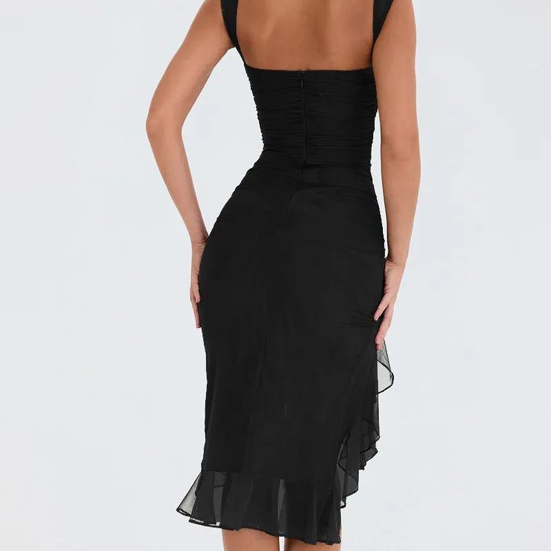 RuffleChic™ - Die ultimative Midi-Eleganz (50% RABATT)