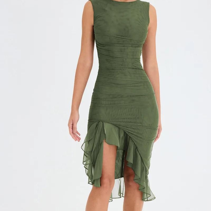 RuffleChic™ - Die ultimative Midi-Eleganz (50% RABATT)