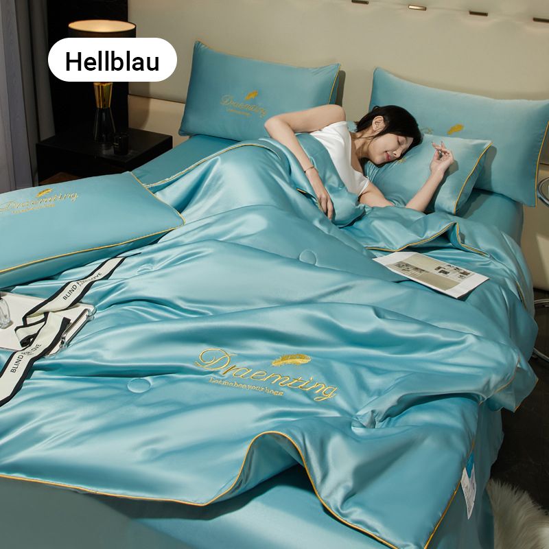 Silvara™ – Eisseiden-Bettdeckenset für Paare