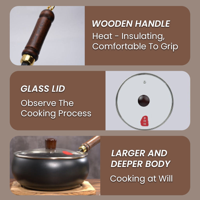 Kitchura™ | Geschmiedete Antihaft-Pfanne für zartes Rührbraten und Schmoren