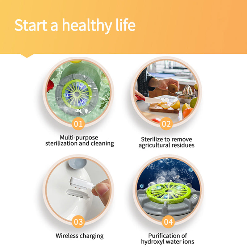 FreshSwirl™ | Leistungsstarke Wirbelreinigung für sicheres, pestizidfreies Obst und Gemüse