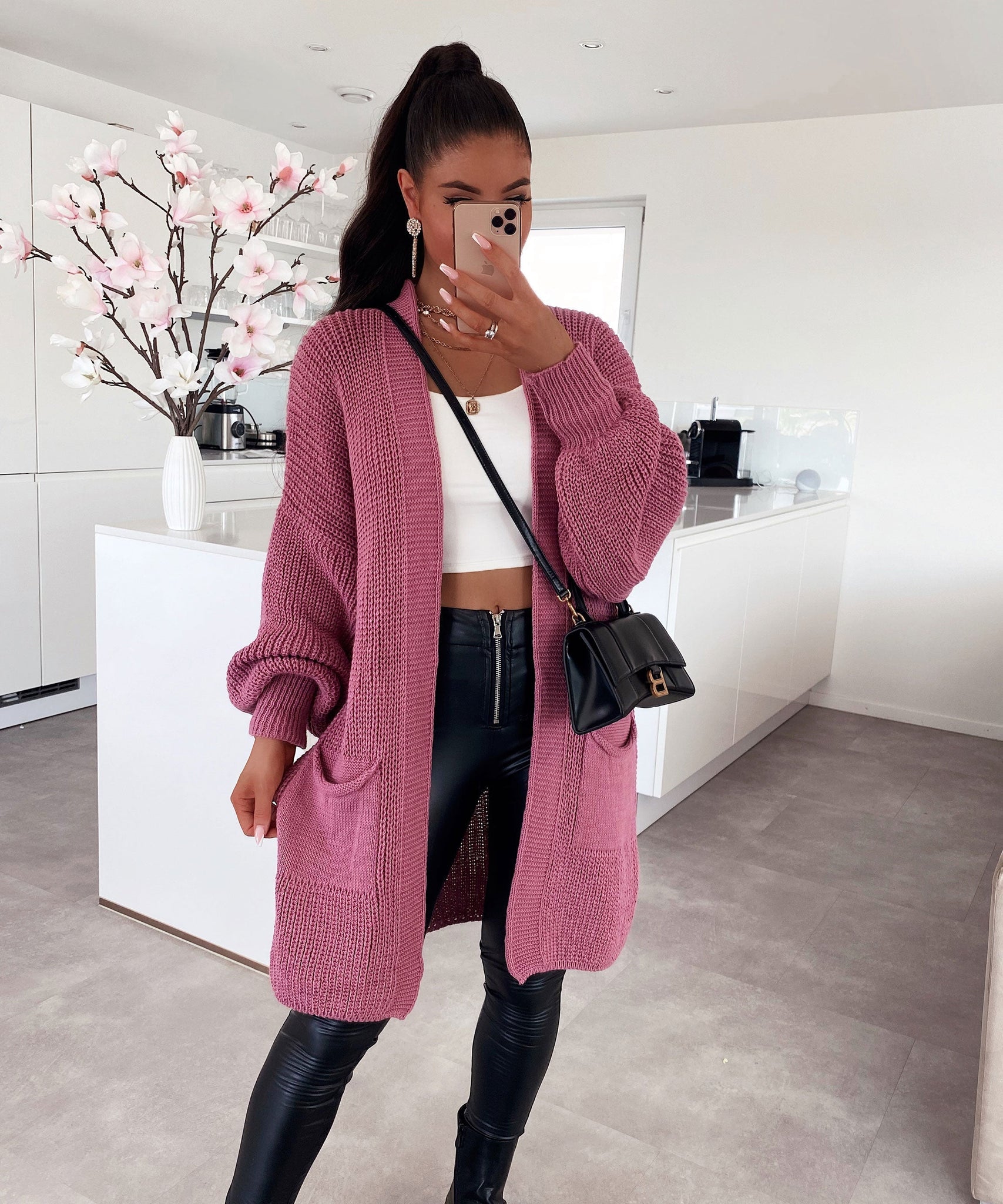 Cardigan Leilani Kurz Rosenholz