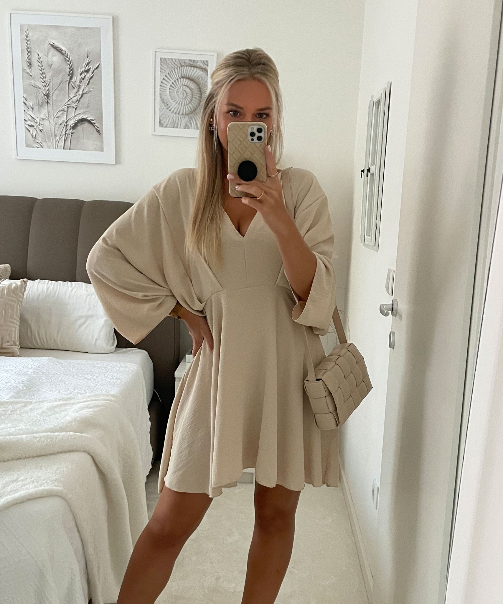 Kleid Cecil Beige